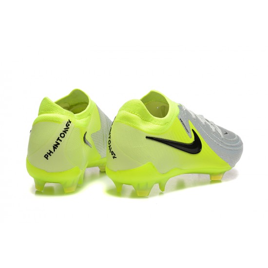 Tienda  Nike Phantom Luna Elite FG Chartreuse Negro Hombre Zapatos De Futbol