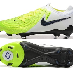 Nike Phantom Luna Elite FG Chartreuse y Negro Hombre Zapatos De Futbol