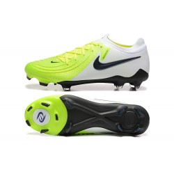 Nike Phantom Luna Elite FG Chartreuse y Negro Hombre Zapatos De Futbol