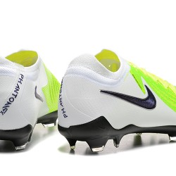 Nike Phantom Luna Elite FG Chartreuse y Negro Hombre Zapatos De Futbol