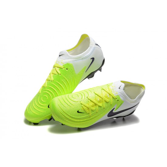 Comprar  Nike Phantom Luna Elite FG Chartreuse y Negro Hombre Zapatos De Futbol