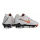 Mejor calidad  Nike Phantom Luna Elite FG Gris Naranja Hombre Zapatos De Futbol