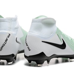 Nike Phantom Luna Elite FG High top Blanco Negro Hombre Zapatos De Futbol