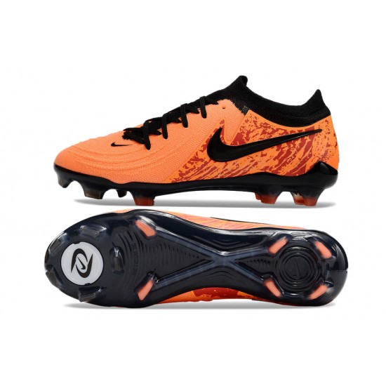 Tienda  Nike Phantom Luna Elite FG Naranja Negro Hombre Zapatos De Futbol