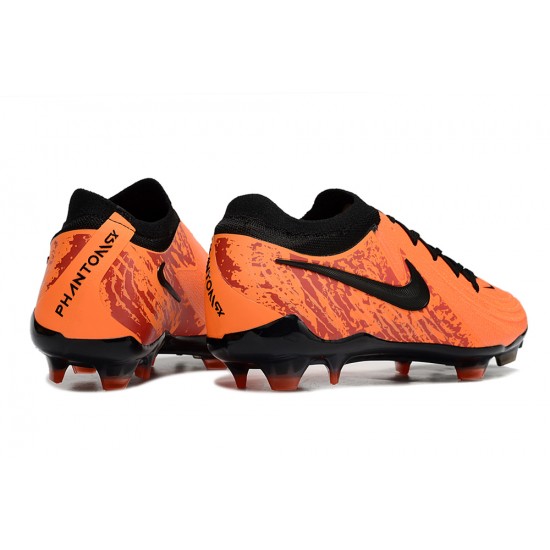 Tienda  Nike Phantom Luna Elite FG Naranja Negro Hombre Zapatos De Futbol
