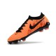 Tienda  Nike Phantom Luna Elite FG Naranja Negro Hombre Zapatos De Futbol