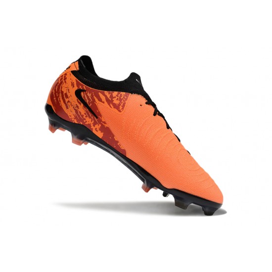 Tienda  Nike Phantom Luna Elite FG Naranja Negro Hombre Zapatos De Futbol