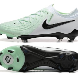 Nike Phantom Luna Elite FG Blanco Negro Hombre Zapatos De Futbol