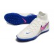 Mejor calidad  Nike Phantom Luna Elite TF High top Blanco Azul Hombre Zapatos De Futbol