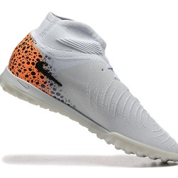 Nike Phantom Luna Elite TF High top Blanco Naranja Hombre Zapatos De Futbol