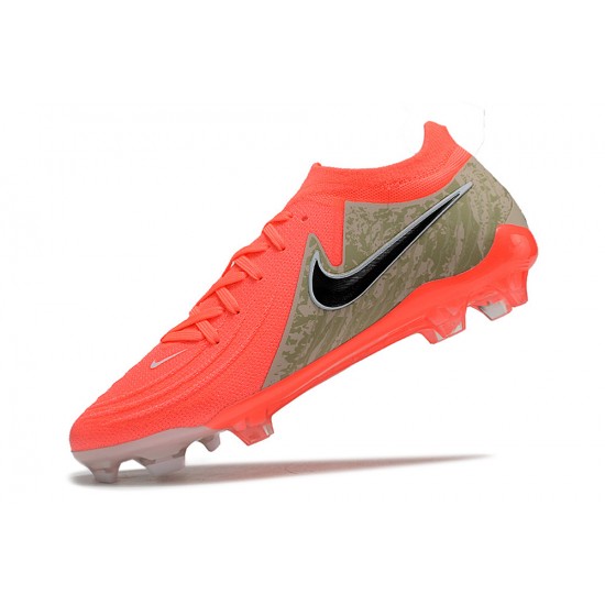 Explorar  Hombre/Mujer Nike Phantom Luna Elite FG Rojo Negro Zapatos De Futbol