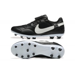 Nike The Premier III FG Negro y Blanco Hombre Zapatos De Futbol