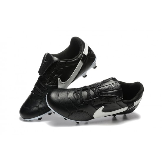 Explorar  Nike The Premier III FG Negro y Blanco Hombre Zapatos De Futbol