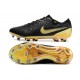 Calidad superior  Nike Tiempo Legend 10 Elite FG Negro Amarillo Hombre Zapatos De Futbol