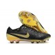 Calidad superior  Nike Tiempo Legend 10 Elite FG Negro Amarillo Hombre Zapatos De Futbol