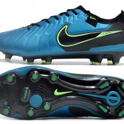 Nike Tiempo Legend 10 Elite FG Azul Negro Hombre Zapatos De Futbol