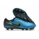 Descubrir  Nike Tiempo Legend 10 Elite FG Azul Negro Hombre Zapatos De Futbol