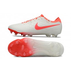Nike Tiempo Legend 10 Elite FG Blanco Rosa Hombre Zapatos De Futbol
