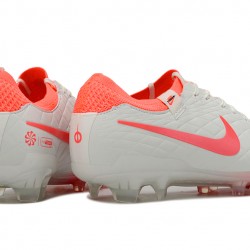 Nike Tiempo Legend 10 Elite FG Blanco Rosa Hombre Zapatos De Futbol