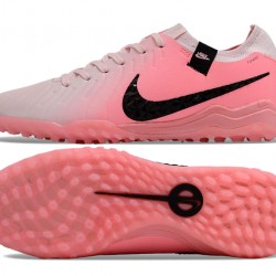 Nike Tiempo Legend 10 Elite TF Rosa Blanco Hombre Zapatos De Futbol