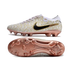 Hombre/Mujer Nike Tiempo Legend 10 Elite FG Oro Blanco Zapatos De Futbol
