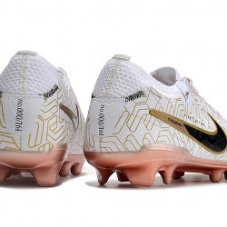 Hombre/Mujer Nike Tiempo Legend 10 Elite FG Oro Blanco Zapatos De Futbol