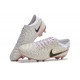 Mejor calidad  Hombre/Mujer Nike Tiempo Legend 10 Elite FG Oro Blanco Zapatos De Futbol