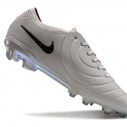 Hombre/Mujer Nike Tiempo Legend 10 Elite FG Gris Oro Zapatos De Futbol