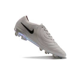 Hombre/Mujer Nike Tiempo Legend 10 Elite FG Gris Oro Zapatos De Futbol