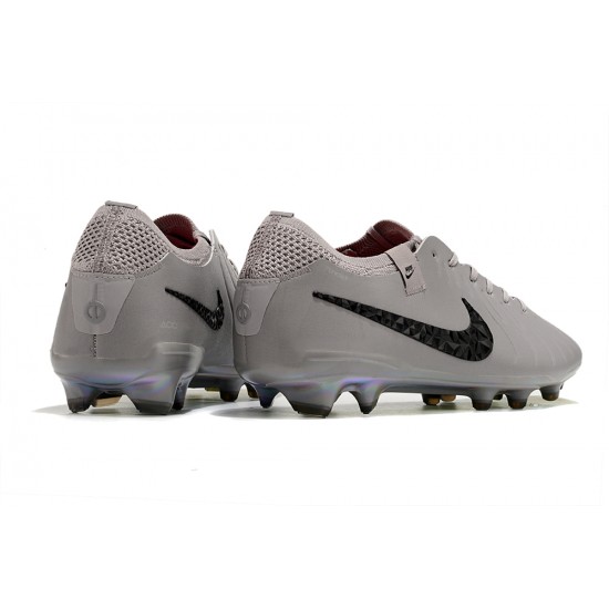 Descubrir  Hombre/Mujer Nike Tiempo Legend 10 Elite FG Gris Oro Zapatos De Futbol