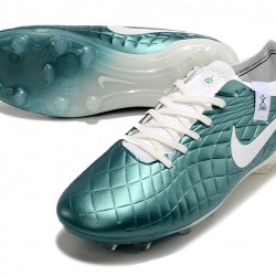 Hombre/Mujer Nike Tiempo Legend 10 Elite FG Teal Blanco Zapatos De Futbol