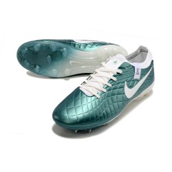 Hombre/Mujer Nike Tiempo Legend 10 Elite FG Teal Blanco Zapatos De Futbol