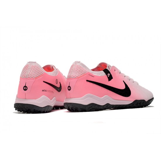 Descubrir  Hombre/Mujer Nike Tiempo Legend 10 Elite TF Rosa Negro Zapatos De Futbol