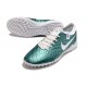 Tienda  Hombre/Mujer Nike Tiempo Legend 10 Elite TF Teal Blanco Zapatos De Futbol