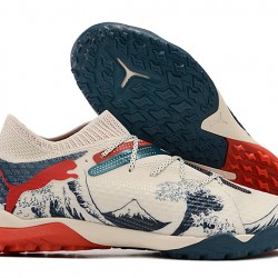 Puma Future 7 Ultimate TF Beige Rojo Zapatos De Futbol