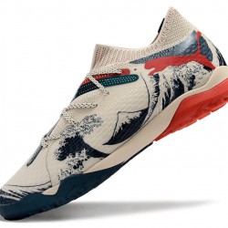 Puma Future 7 Ultimate TF Beige Rojo Zapatos De Futbol