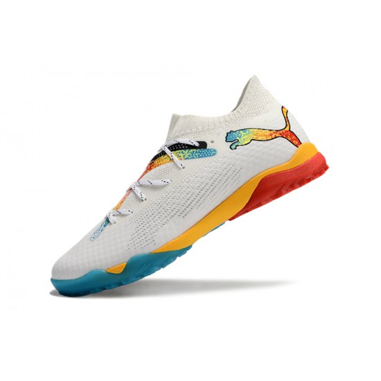 Mejor calidad  Puma Future 7 Ultimate TF Hombre Blanco Multi Zapatos De Futbol