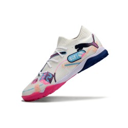 Puma Future 7 Ultimate TF Hombre Blanco y Rosa Zapatos De Futbol