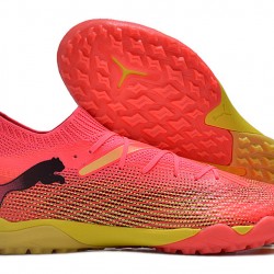 Puma Future 7 Ultimate TF Rosa Negro Hombre Zapatos De Futbol