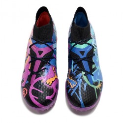 Puma Future 7 Ultimate TF Púrpura Azul Zapatos De Futbol