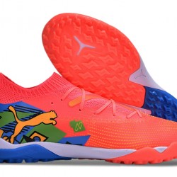 Puma Future 7 Ultimate TF Rojo Azul Hombre Zapatos De Futbol