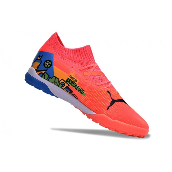 Mejor calidad  Puma Future 7 Ultimate TF Rojo Azul Hombre Zapatos De Futbol