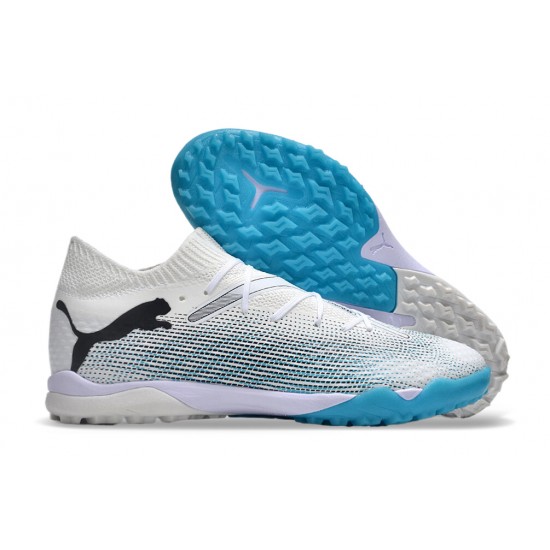 Comprar  Puma Future 7 Ultimate TF Blanco Azul Hombre Zapatos De Futbol