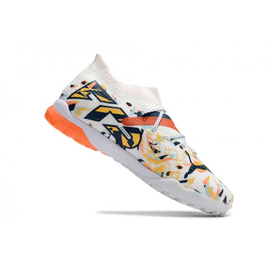 Comprar ahora  Puma Future 7 Ultimate TF Blanco Naranja Zapatos De Futbol