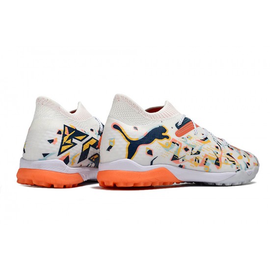 Comprar ahora  Puma Future 7 Ultimate TF Blanco Naranja Zapatos De Futbol