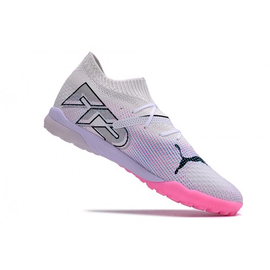Calidad superior  Puma Future 7 Ultimate TF Blanco Rosa Hombre Zapatos De Futbol