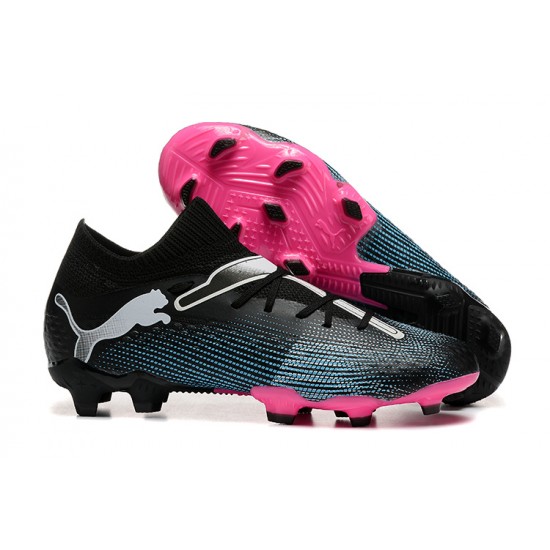 Tienda  Puma Future FG Hombre Negro Rosa Zapatos De Futbol