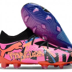 Puma Future FG Hombre Rosa Azul Zapatos De Futbol
