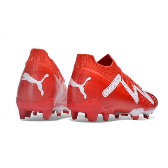Comprar  Puma Future FG Rojo Blanco Hombre Zapatos De Futbol