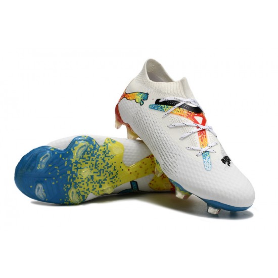 Descubrir  Puma Future FG Blanco Multi Hombre Zapatos De Futbol